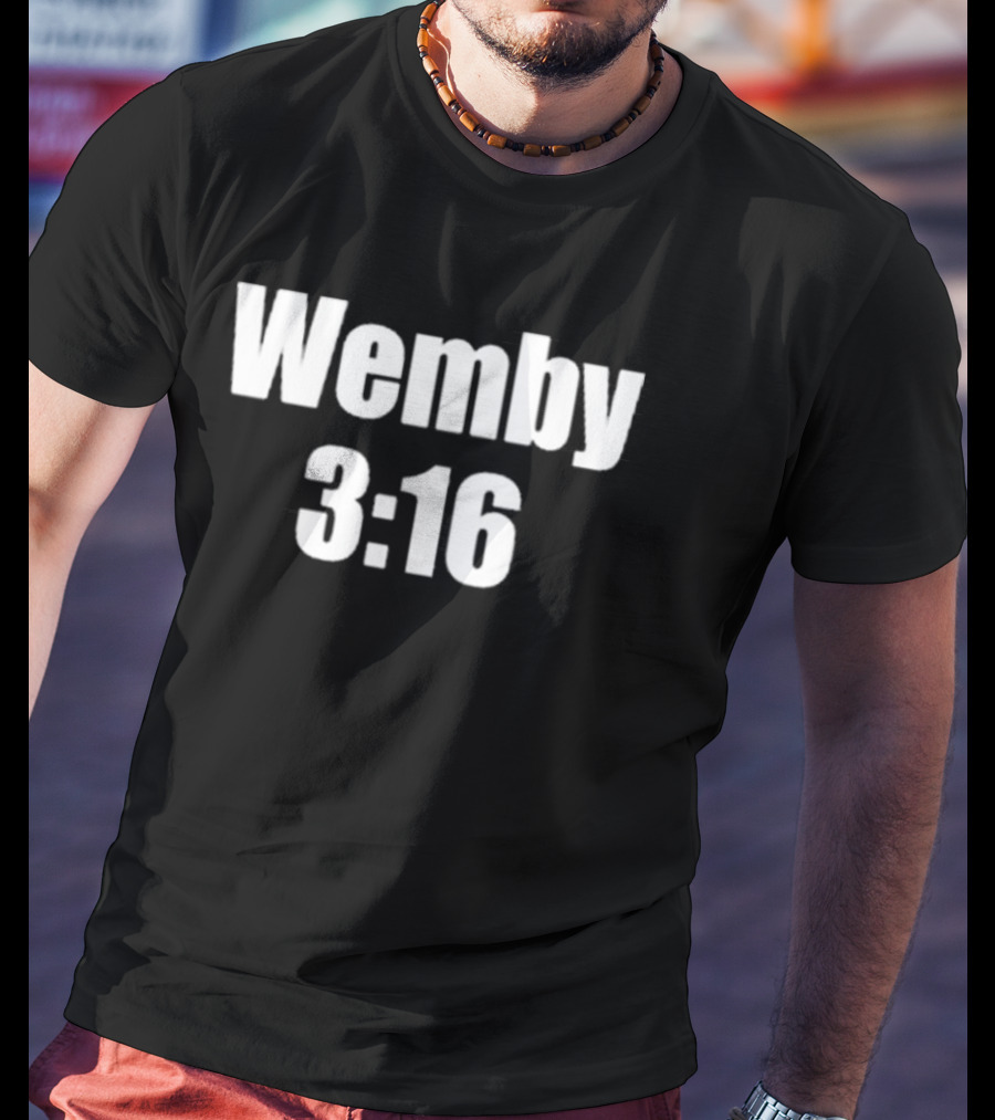 Wemby 3:16 Extraterrestre T-Shirt