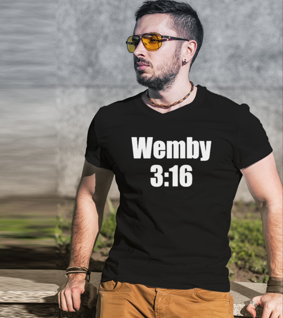 Wemby 3:16 Extraterrestre T-Shirt