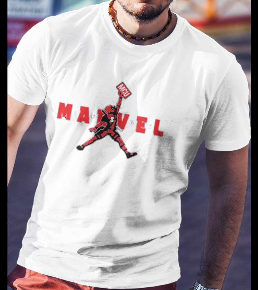 Deadpool MCU Marvel Jesus Jumpman T-Shirt
