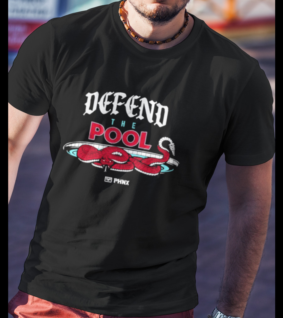 DEFEND THE POOL Red Snake PHNX T-Shirt