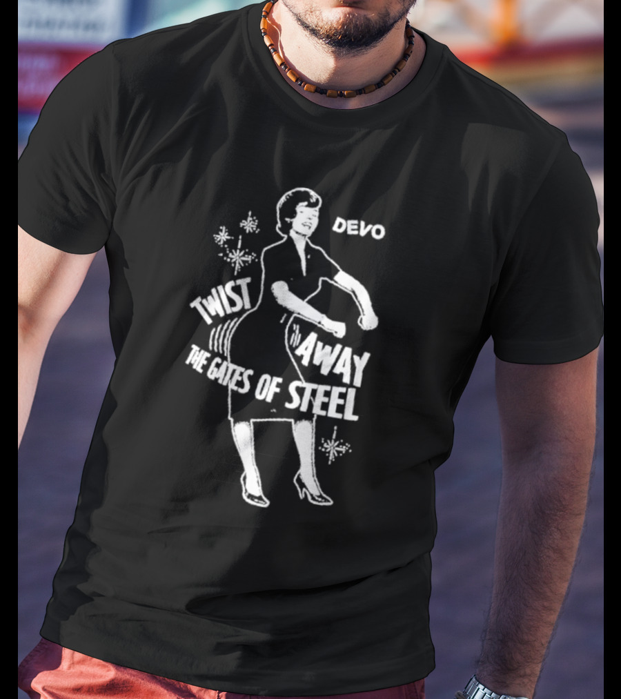Devo Twist Away The Gates Of Steel Dancing Woman T-Shirt