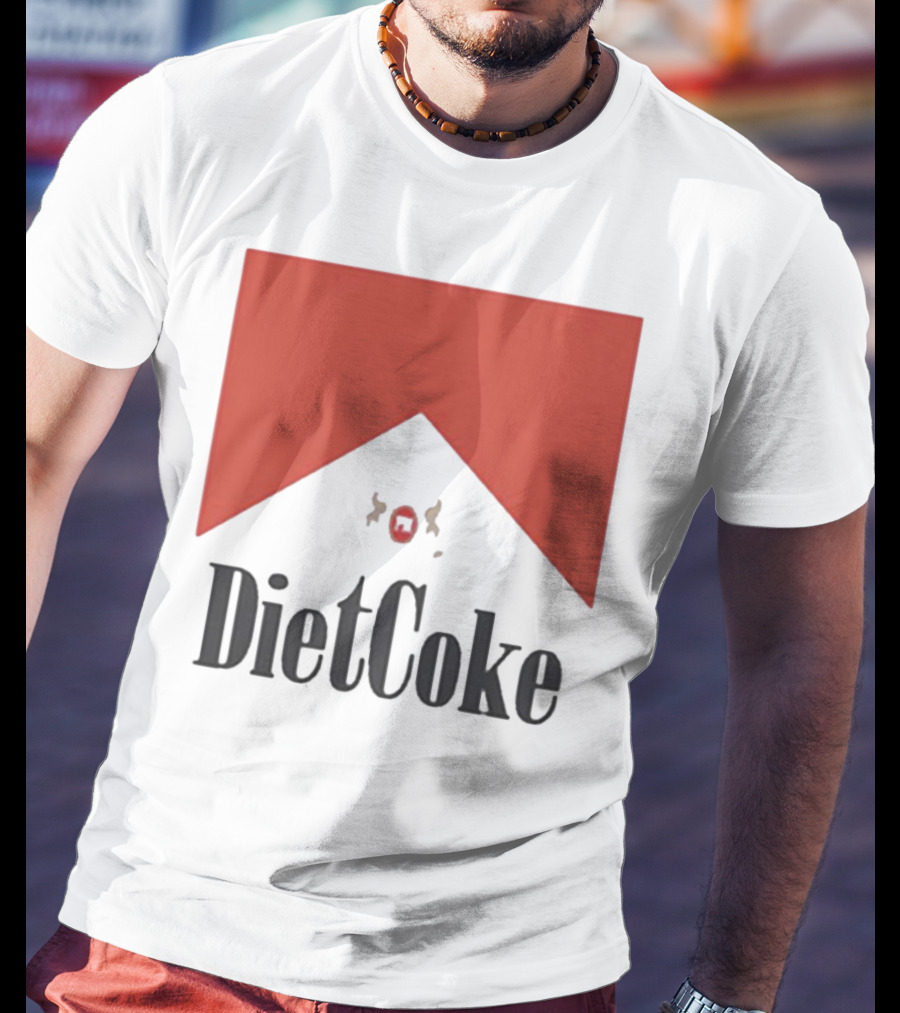 Diet Coke Marlboro Parody Cigarettes T-Shirt