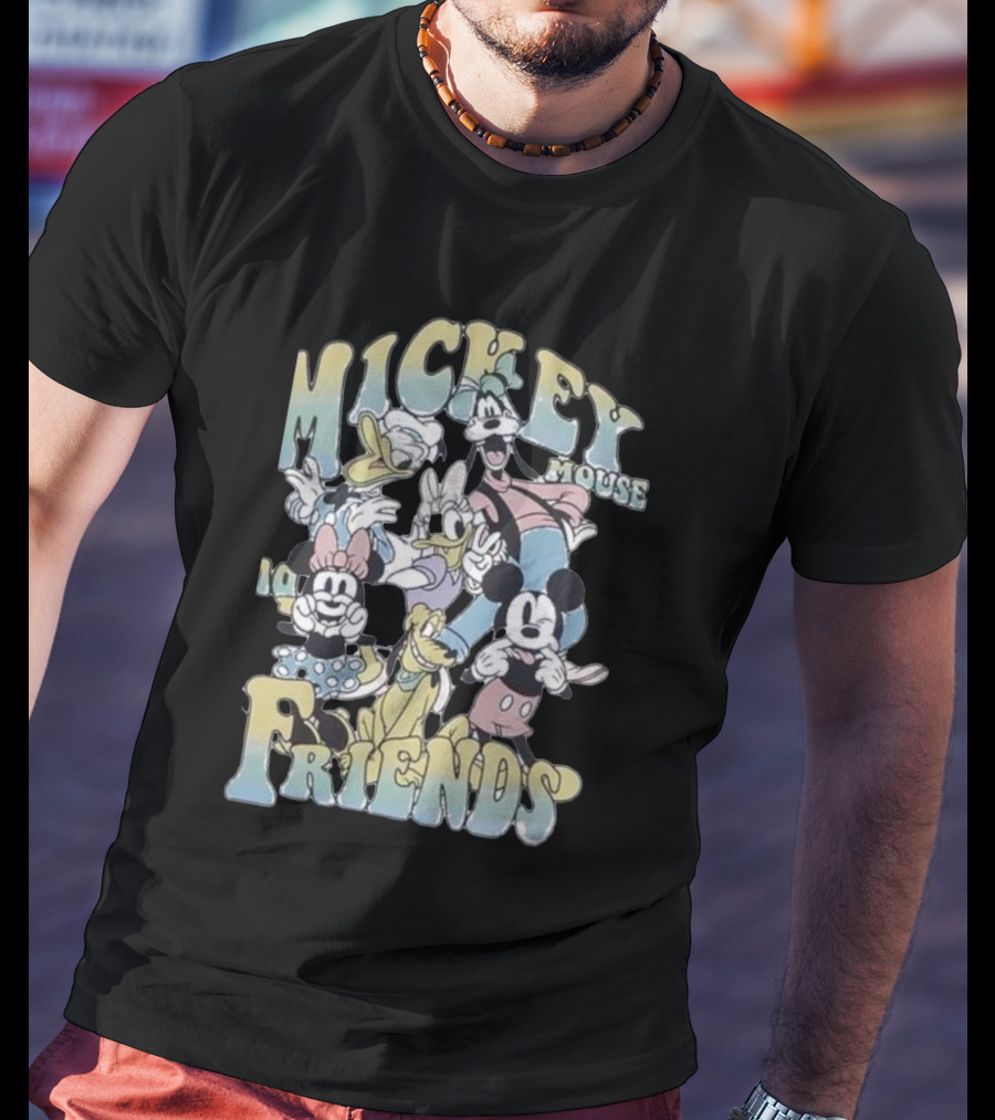 Mickey Mouse And Friends Group Portrait Youth Disney T-Shirt