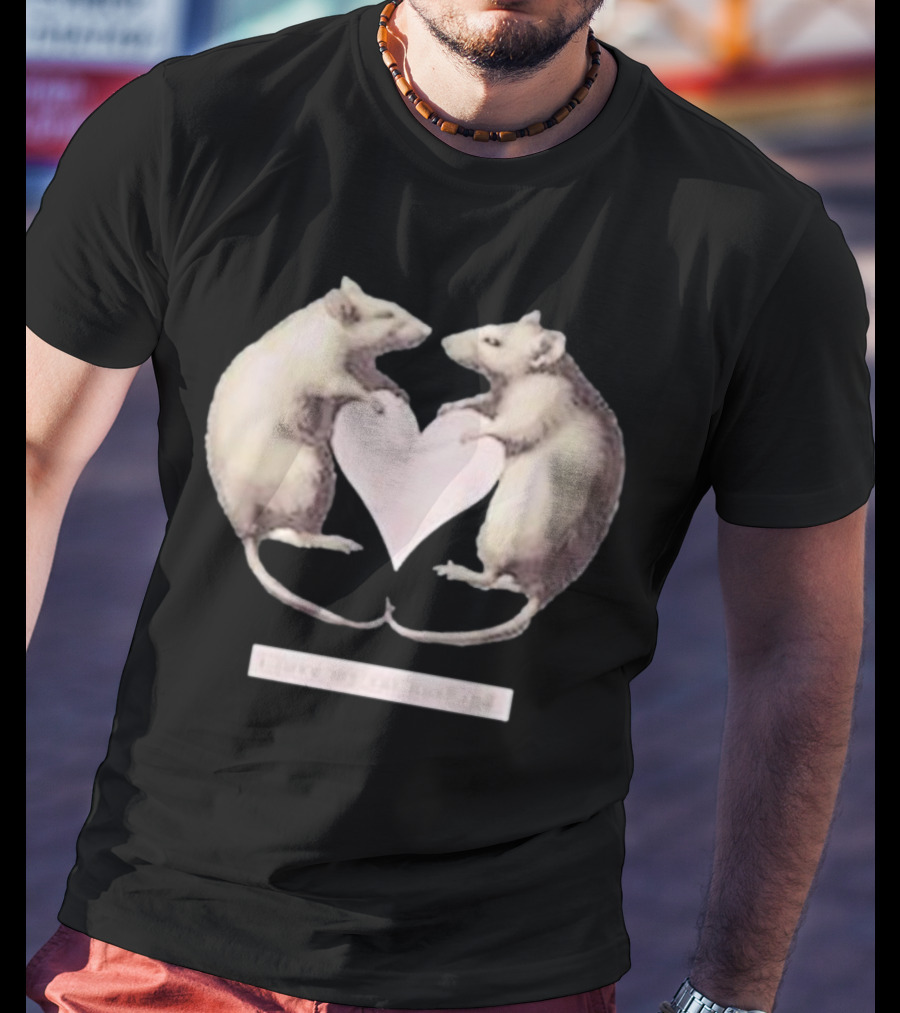 Dogecore I Love My Rat Husband Heart Rats T-Shirt