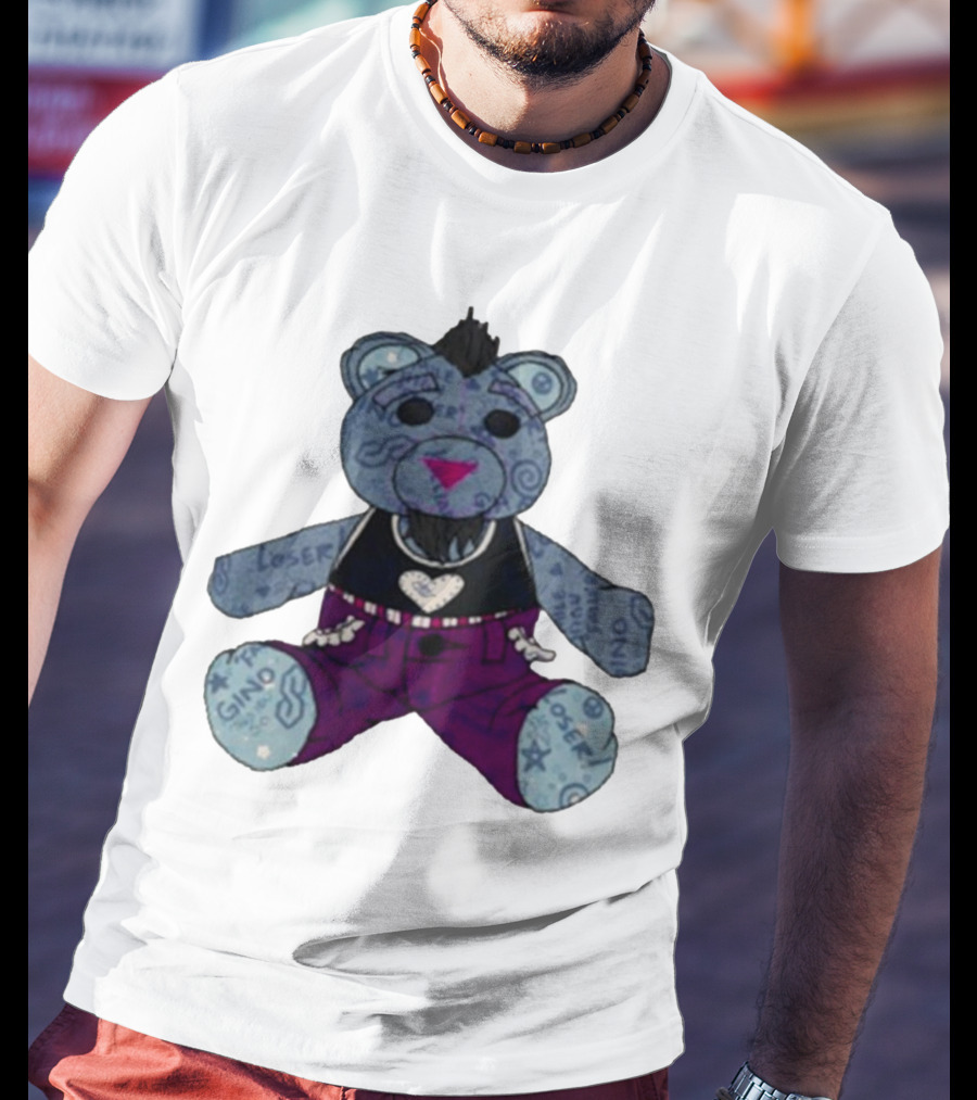 Doodle Bear Killian Krowe Bear Loser One Gino T-Shirt