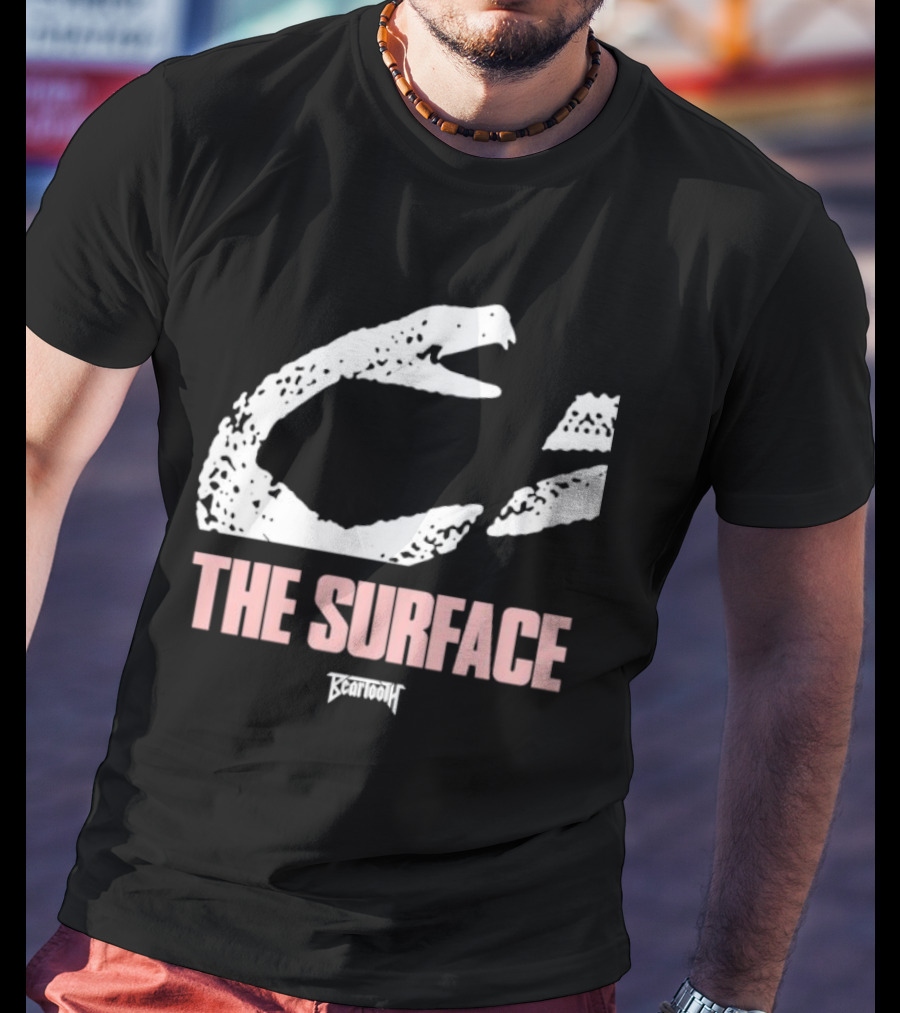 Beartooth The Surface Snake White Text T-Shirt