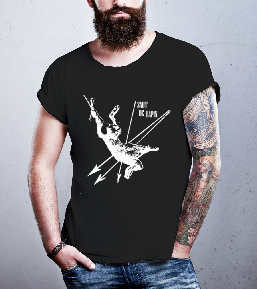 Saut De Lapin Jumping Rabbit Arrows Minimalist T-Shirt
