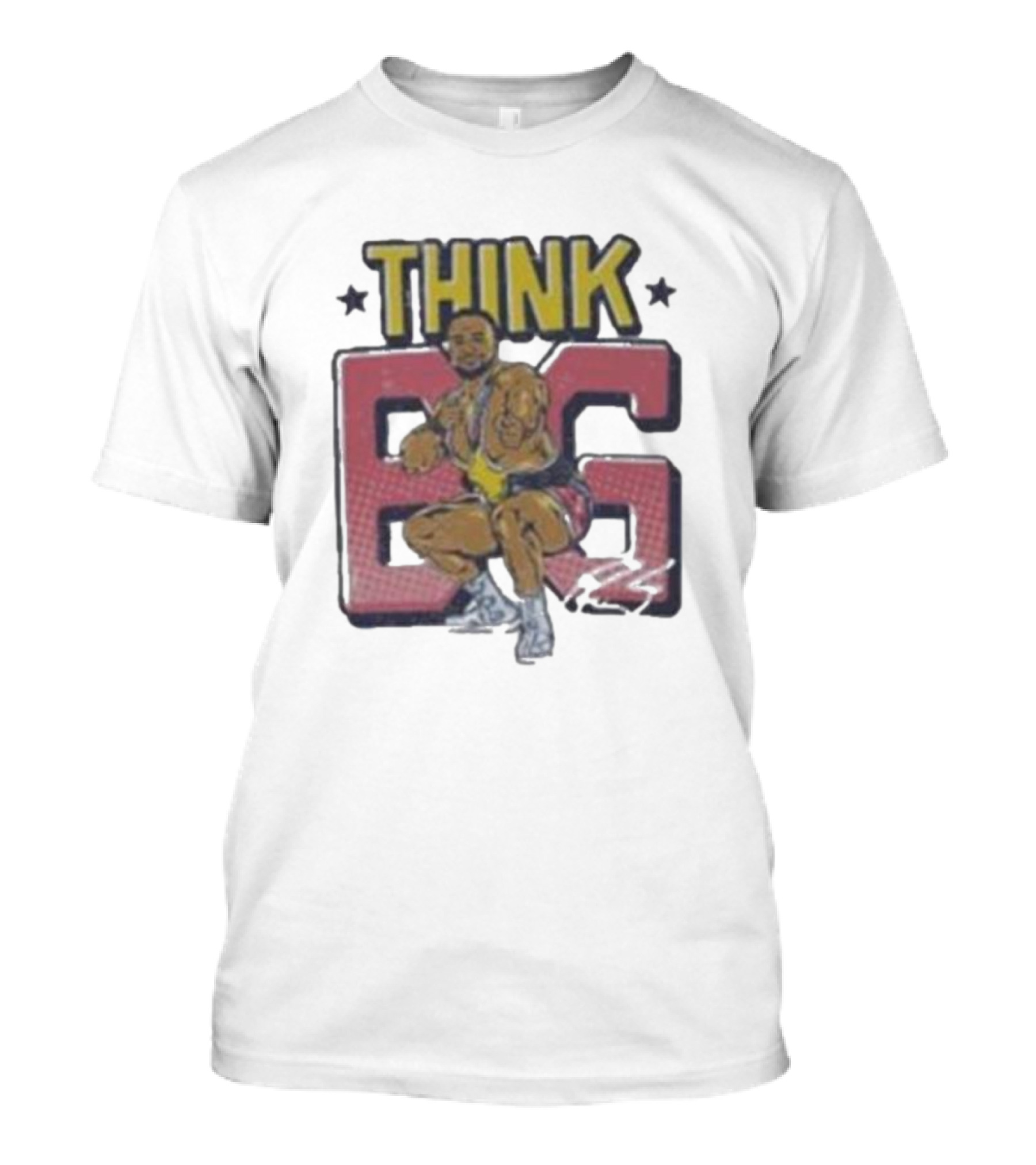 Big E Think Big Star Power Wrestling T-Shirt