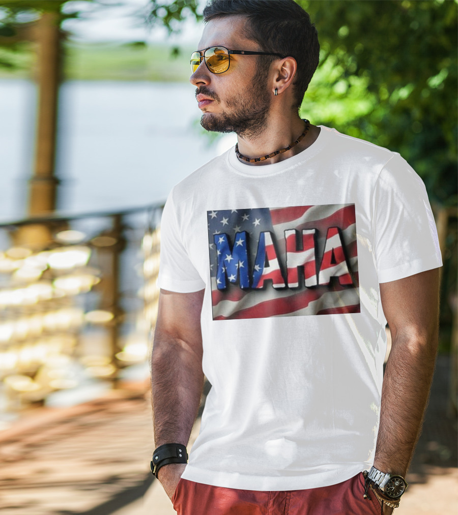 Bryce Lipscomb Maha Make America Healthy Again USA Flag T-Shirt