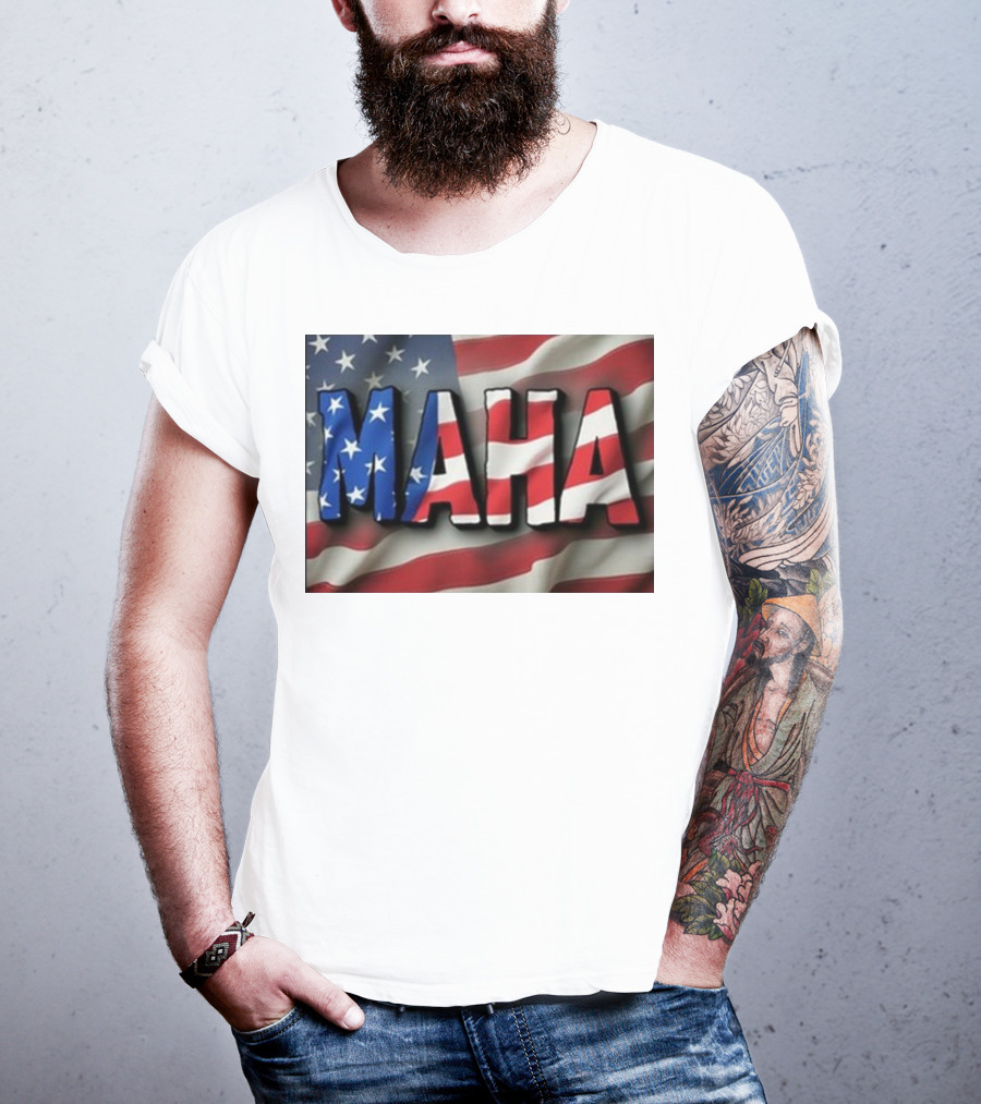 Bryce Lipscomb Maha Make America Healthy Again USA Flag T-Shirt