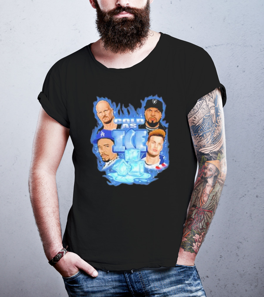 Cold As Ice Famous People Rap And Wrestling Legends T-Shirt