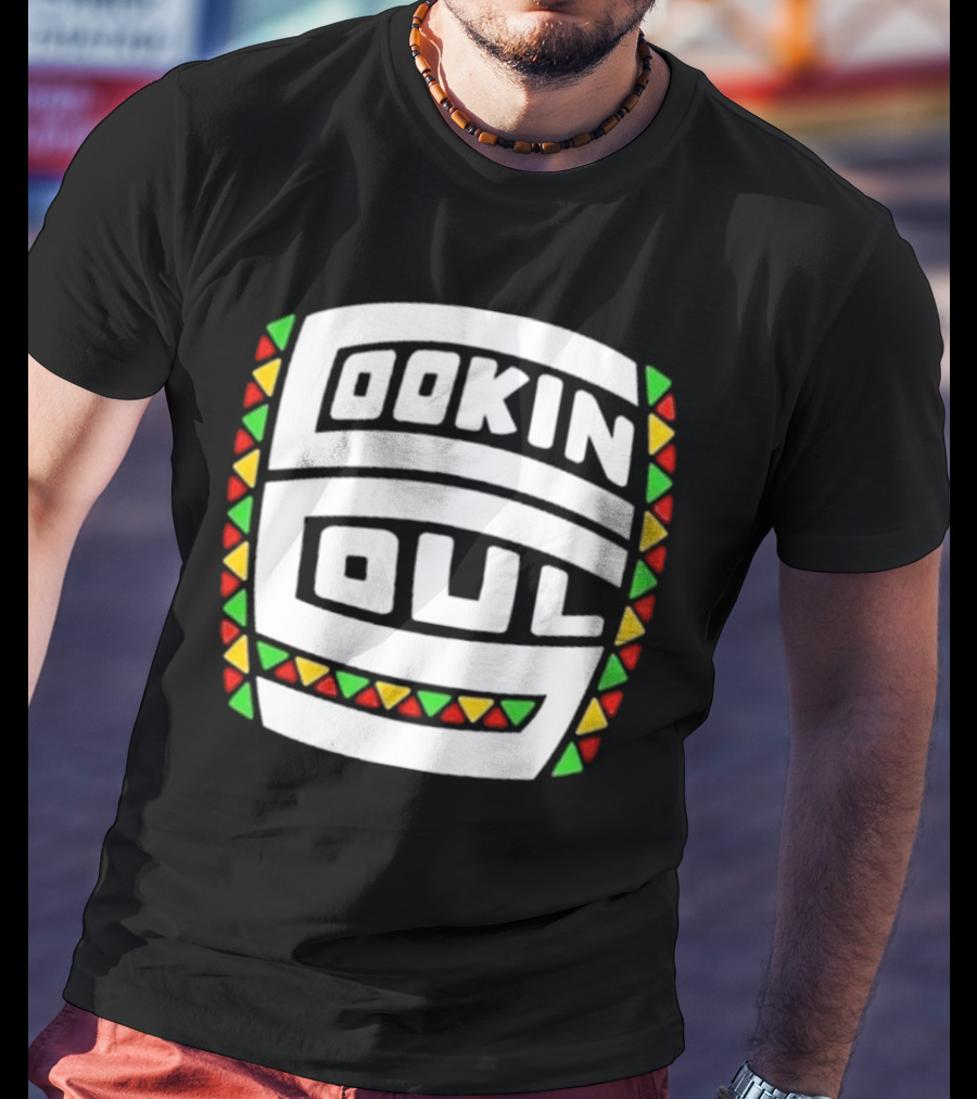 Cookin Soul Logo African Pattern Colors T-Shirt