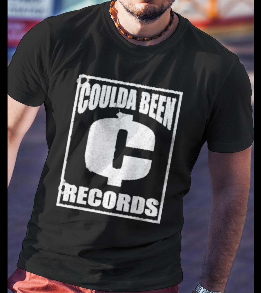 Coulda Been Records Vintage Style Block Lettering With Large Centered C T-Shirt
