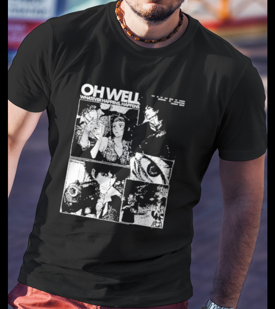 Cowboy Bebop Oh Well Whatever Happens Happens Manga Panels Day 28 Of 365 Days T-Shirt