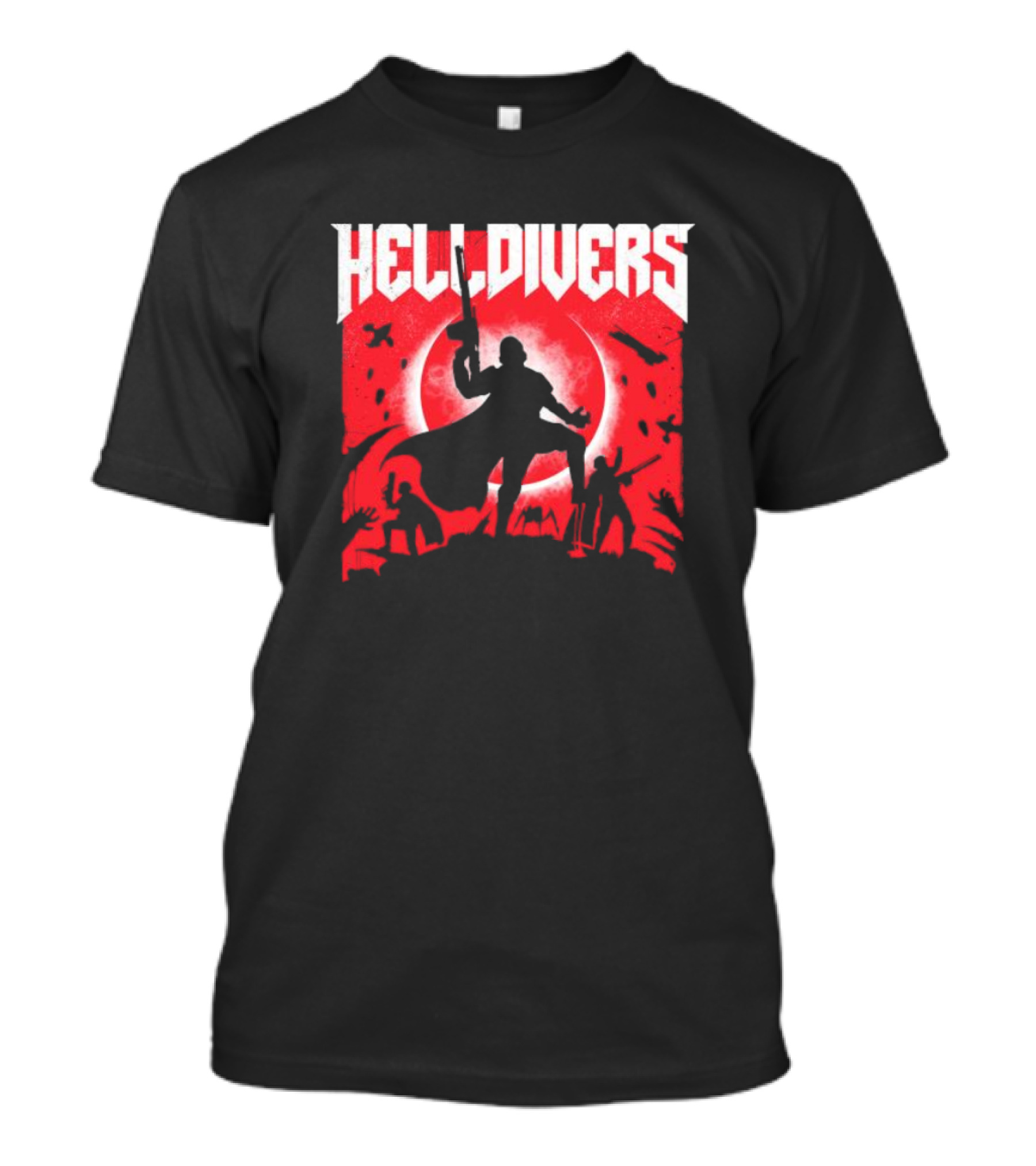 Helldivers Red Moon Battle T-Shirt