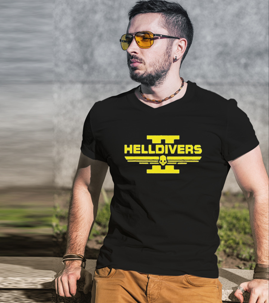 Helldivers II Skull Emblem T-Shirt