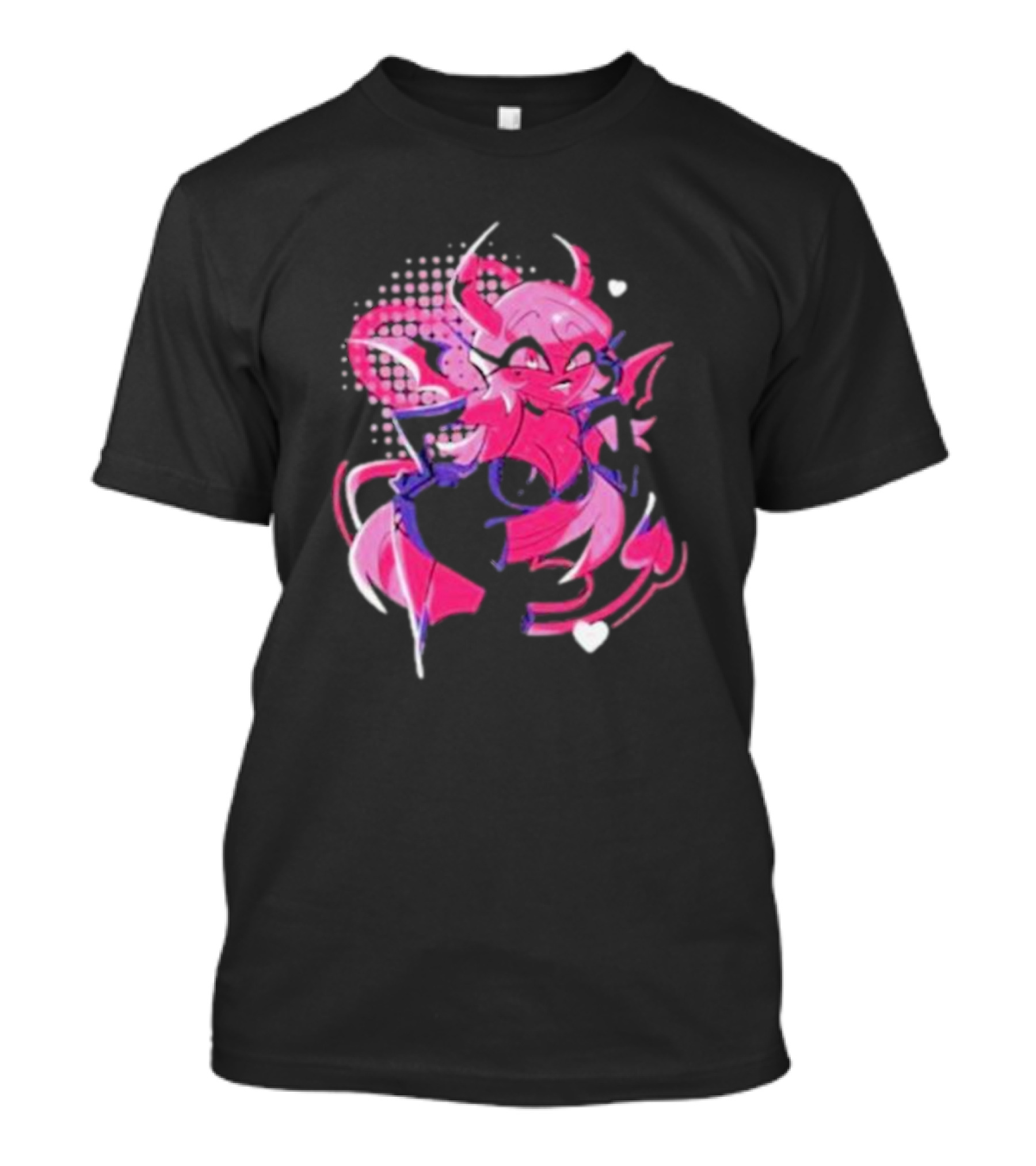 Helluva Boss Verosika Mayday Pink Demon Character T-Shirt