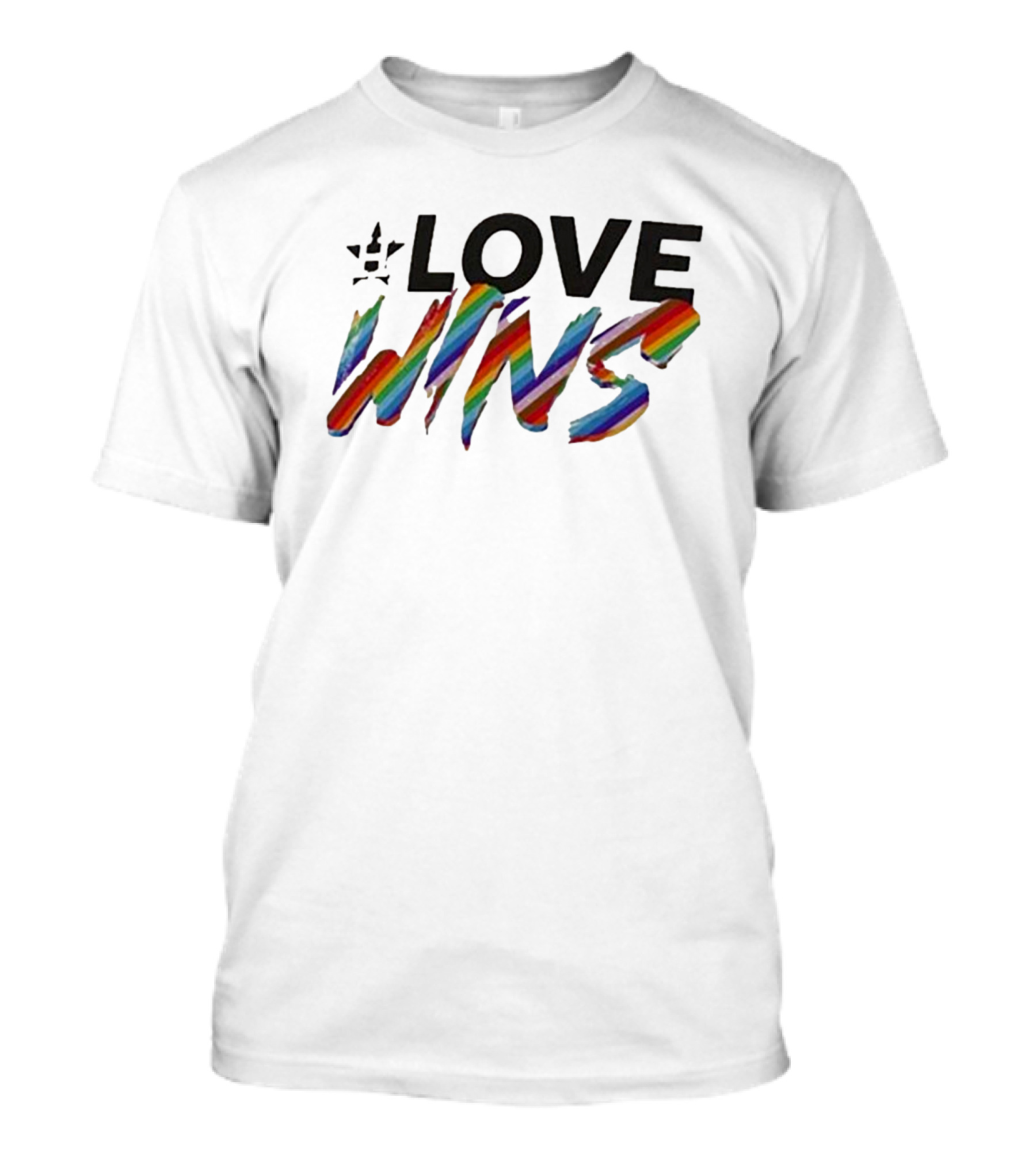 Houston Astros Fanatics Branded Love Wins Pride T-Shirt