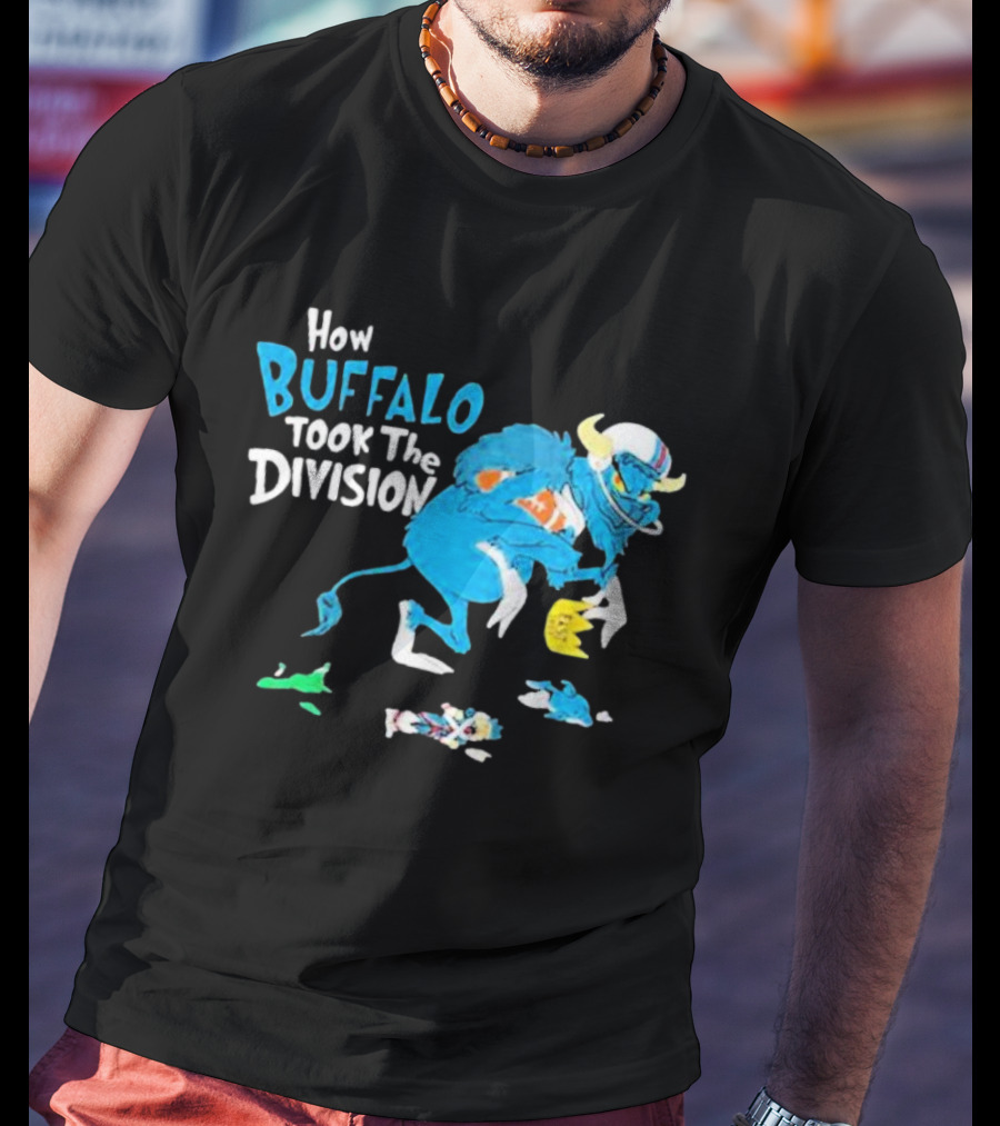How Buffalo Took The Division Charging Blue Mascot T-Shirt
