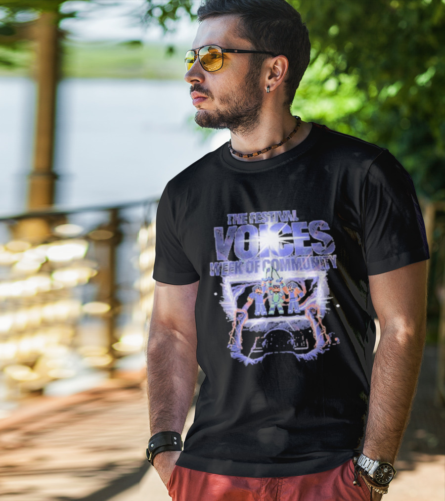 The Festival Voices Week Of Community Illuminated Gathering T-Shirt