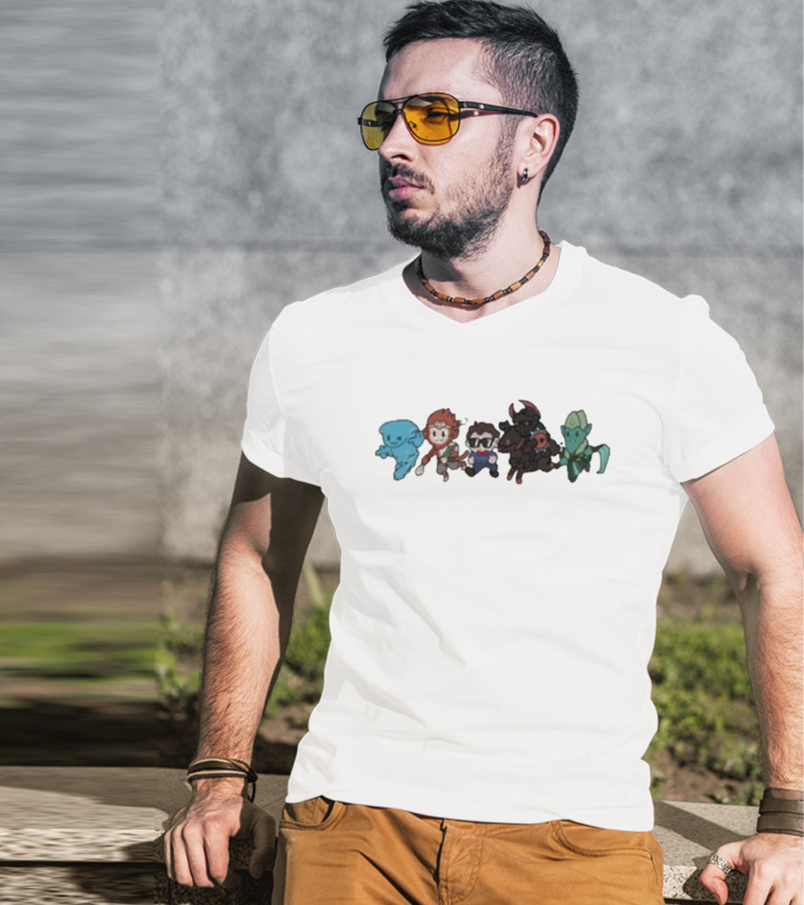 Gorgc Streamlabs Heroes Pixels Characters T-Shirt