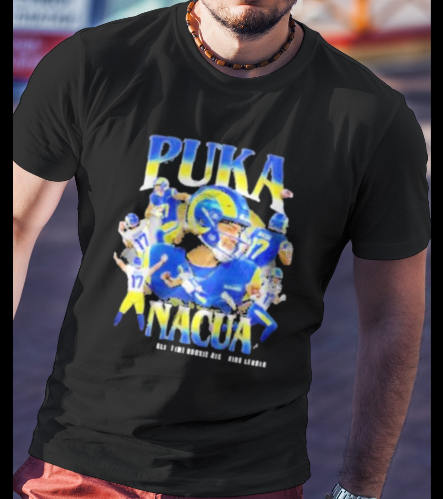 Puka Nacua Rams Rookie NFL King 17 T-Shirt