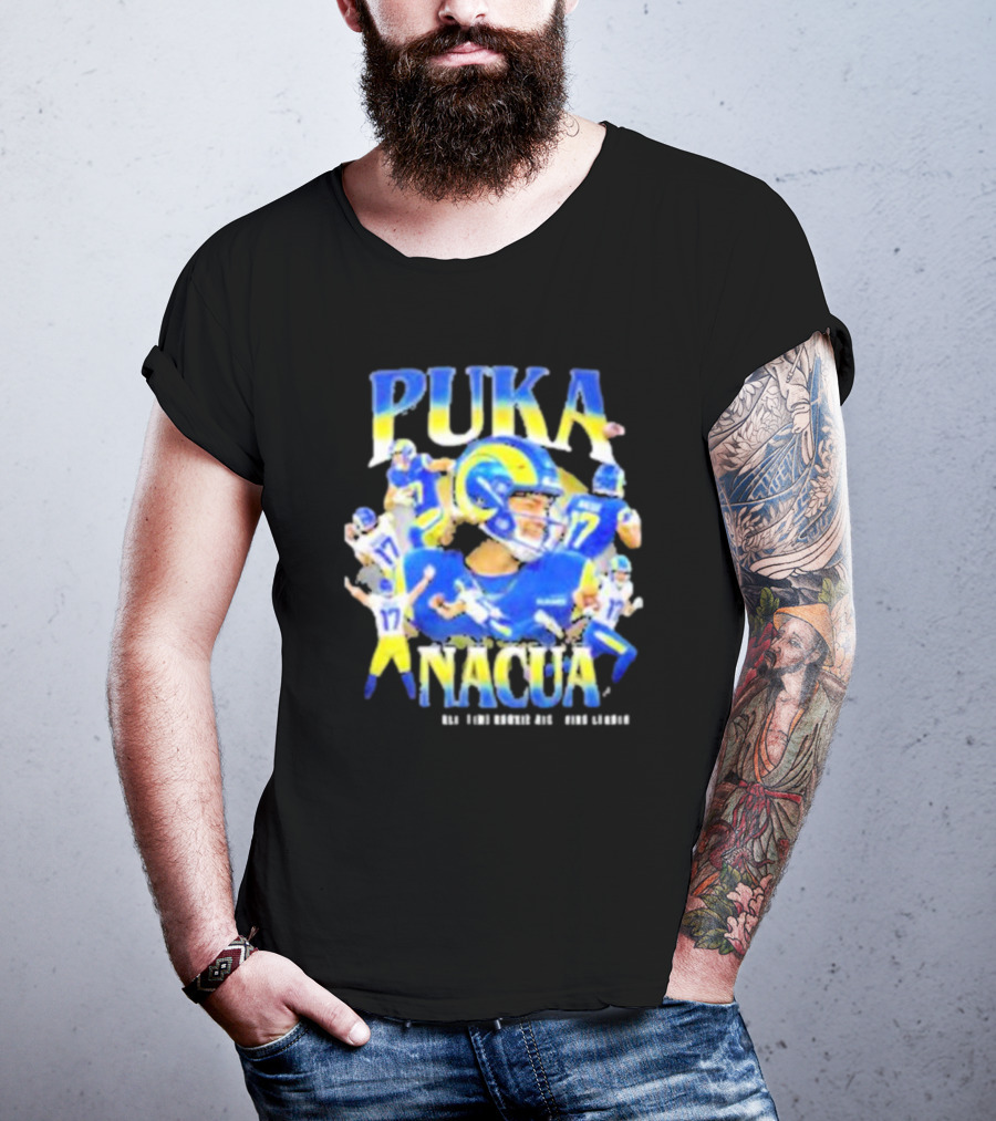 Puka Nacua Rams Rookie NFL King 17 T-Shirt