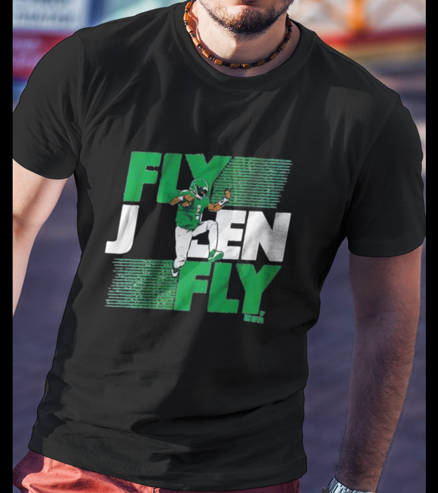 Fly Jalen Fly Green Football T-Shirt