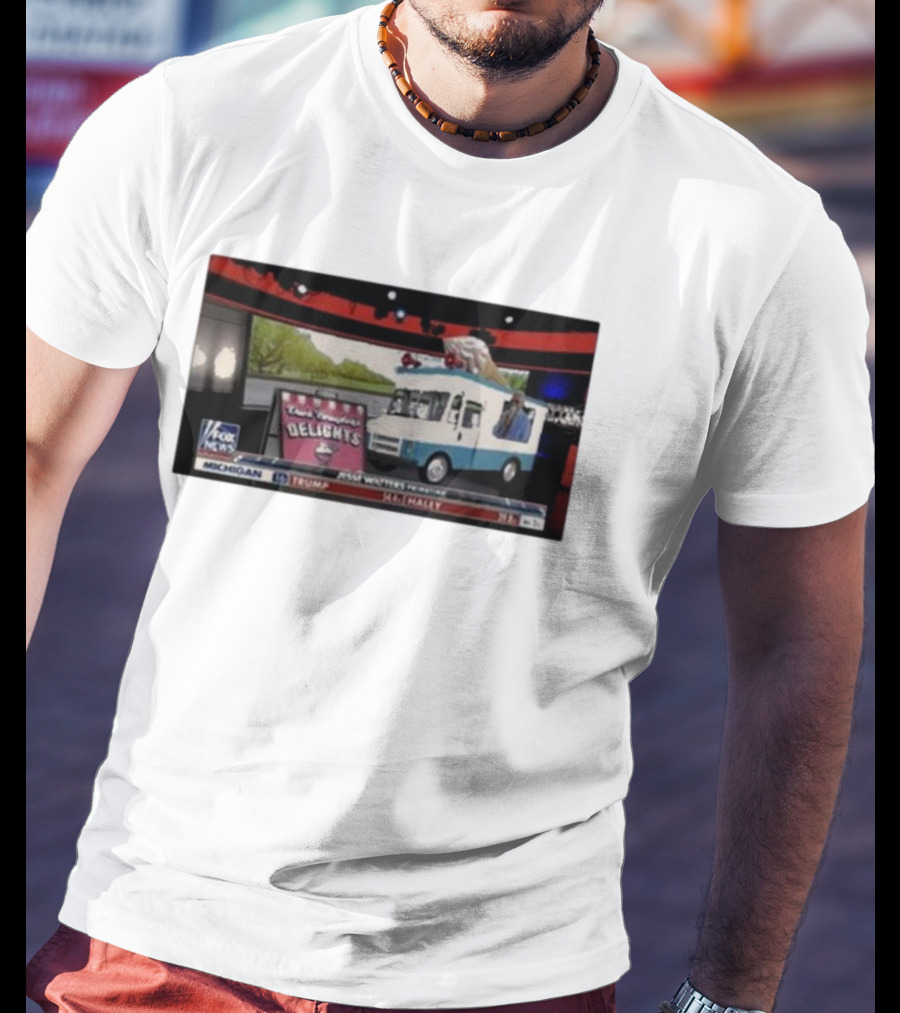 Jesse Watters Primetime Fox News Ice Cream Truck Delights T-Shirt