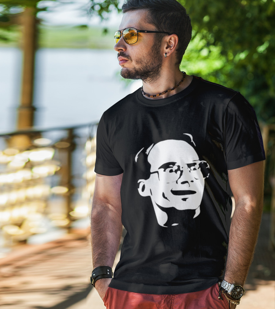 Jim Cornette Iconic Face Outline T-Shirt