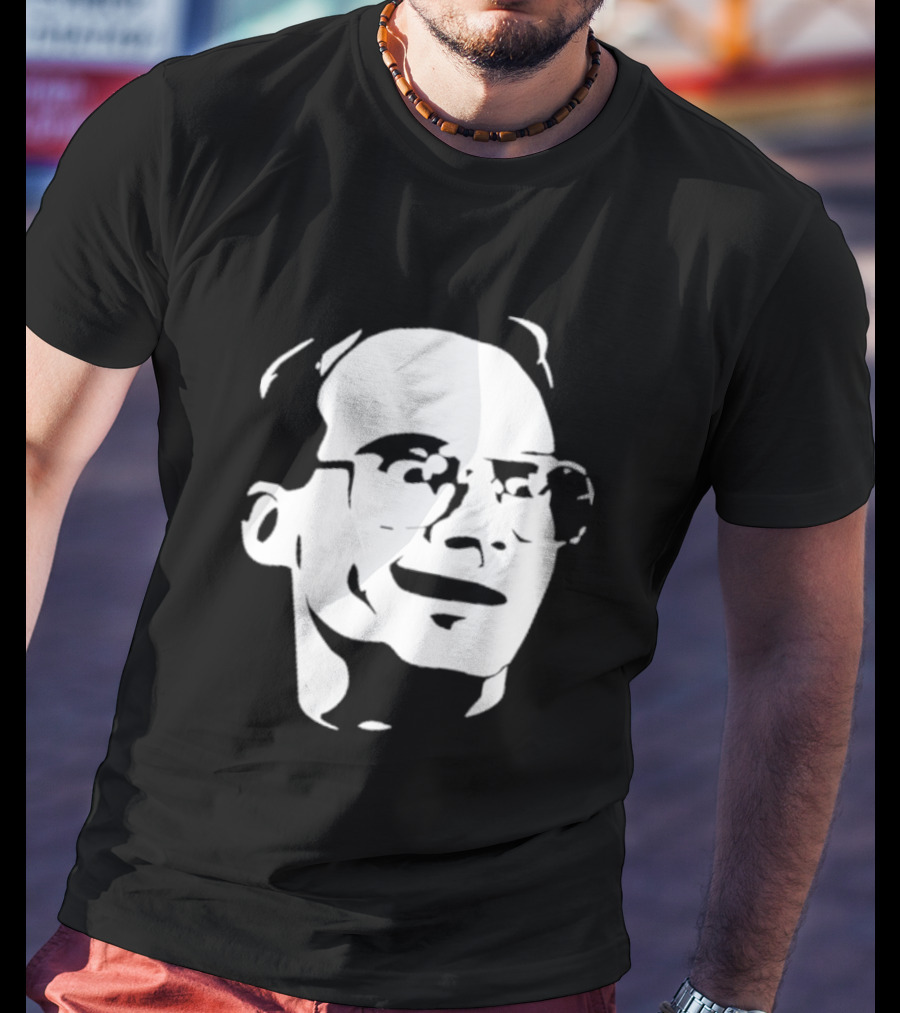 Jim Cornette Iconic Face Outline T-Shirt