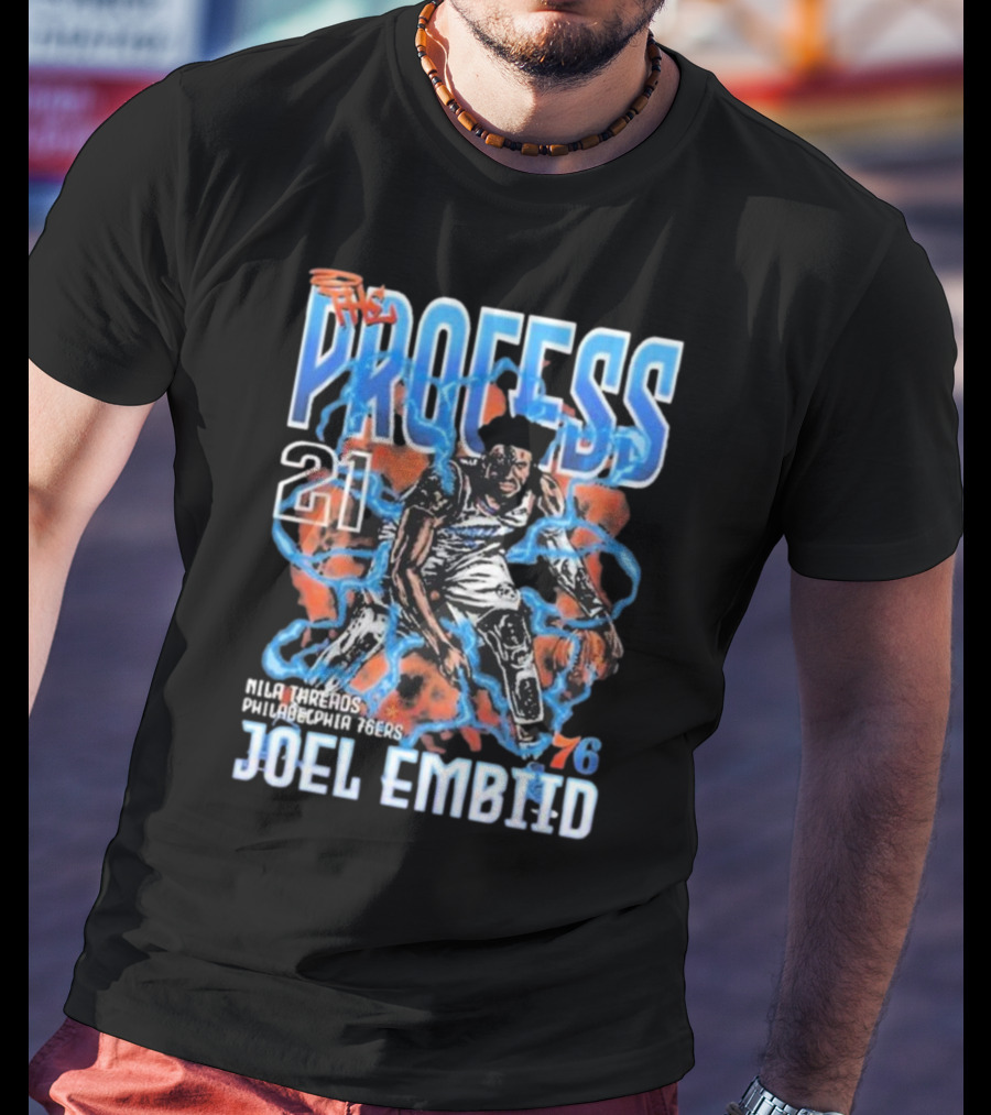 Joel Embiid The Process 21 Philadelphia 76ers NBA 76 T-Shirt
