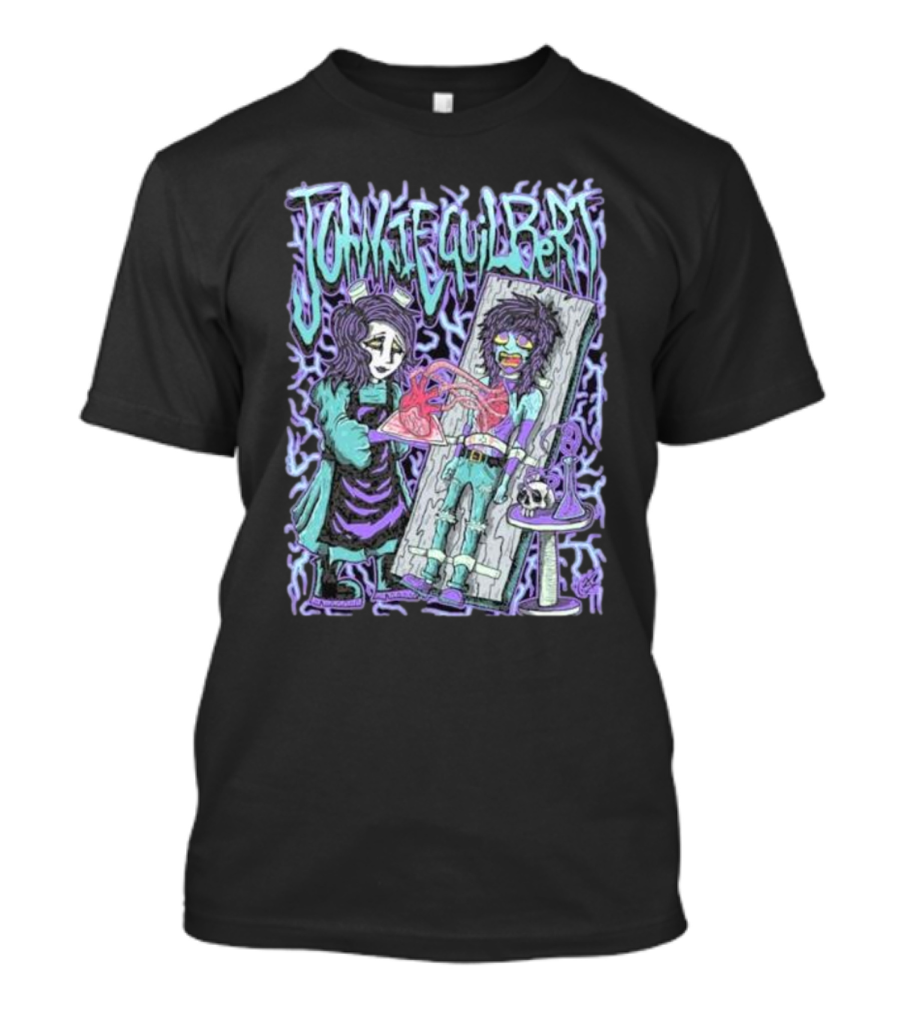 Johnnie Guilbert Electrifying Experimentation If Looks Could Kill T-Shirt