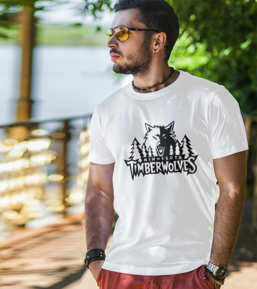 Minnesota Timberwolves Logo Jordan Mclaughlin T-Shirt