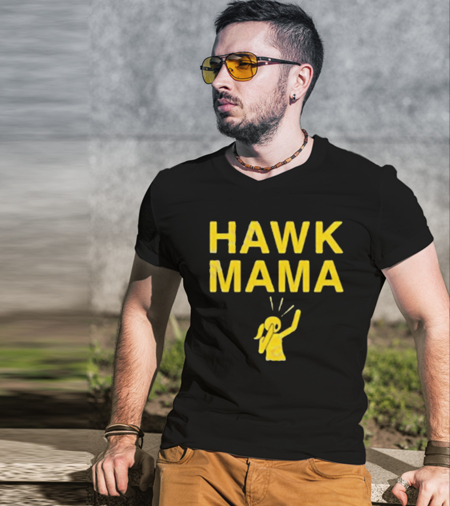 Iowa Hawk Mama Fan Enthusiast T-Shirt