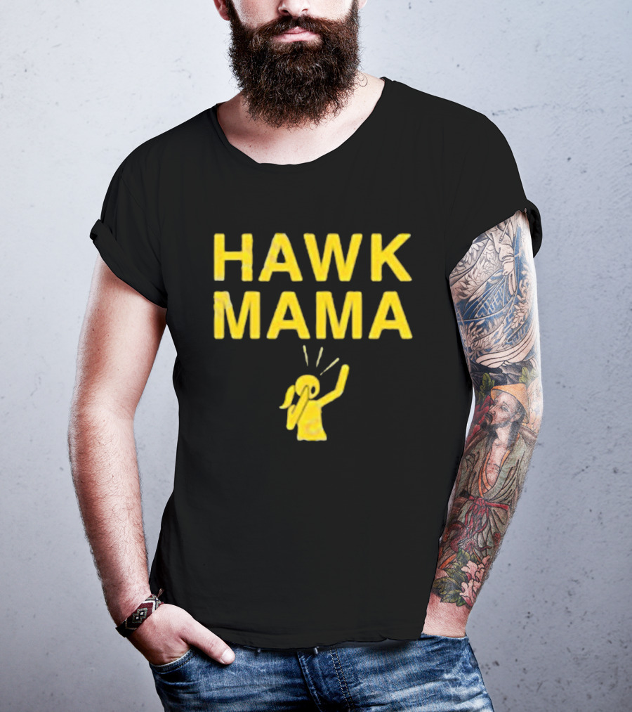 Iowa Hawk Mama Fan Enthusiast T-Shirt