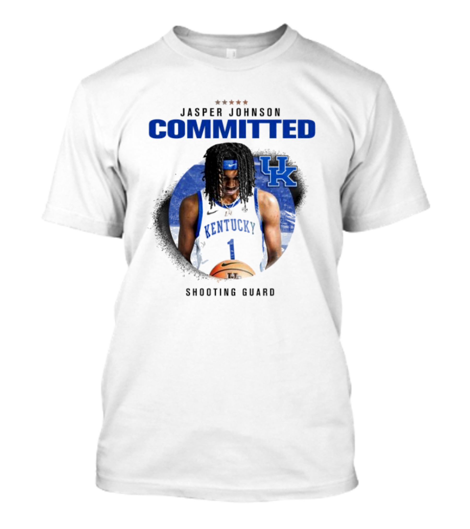 Jasper Johnson Committed Shooting Guard Kentucky Basketball T-Shirt