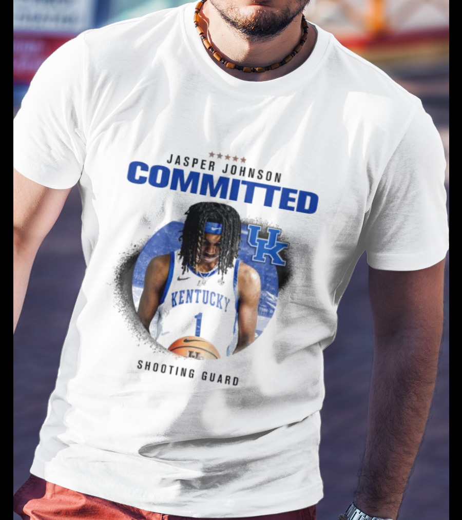 Jasper Johnson Committed Shooting Guard Kentucky Basketball T-Shirt