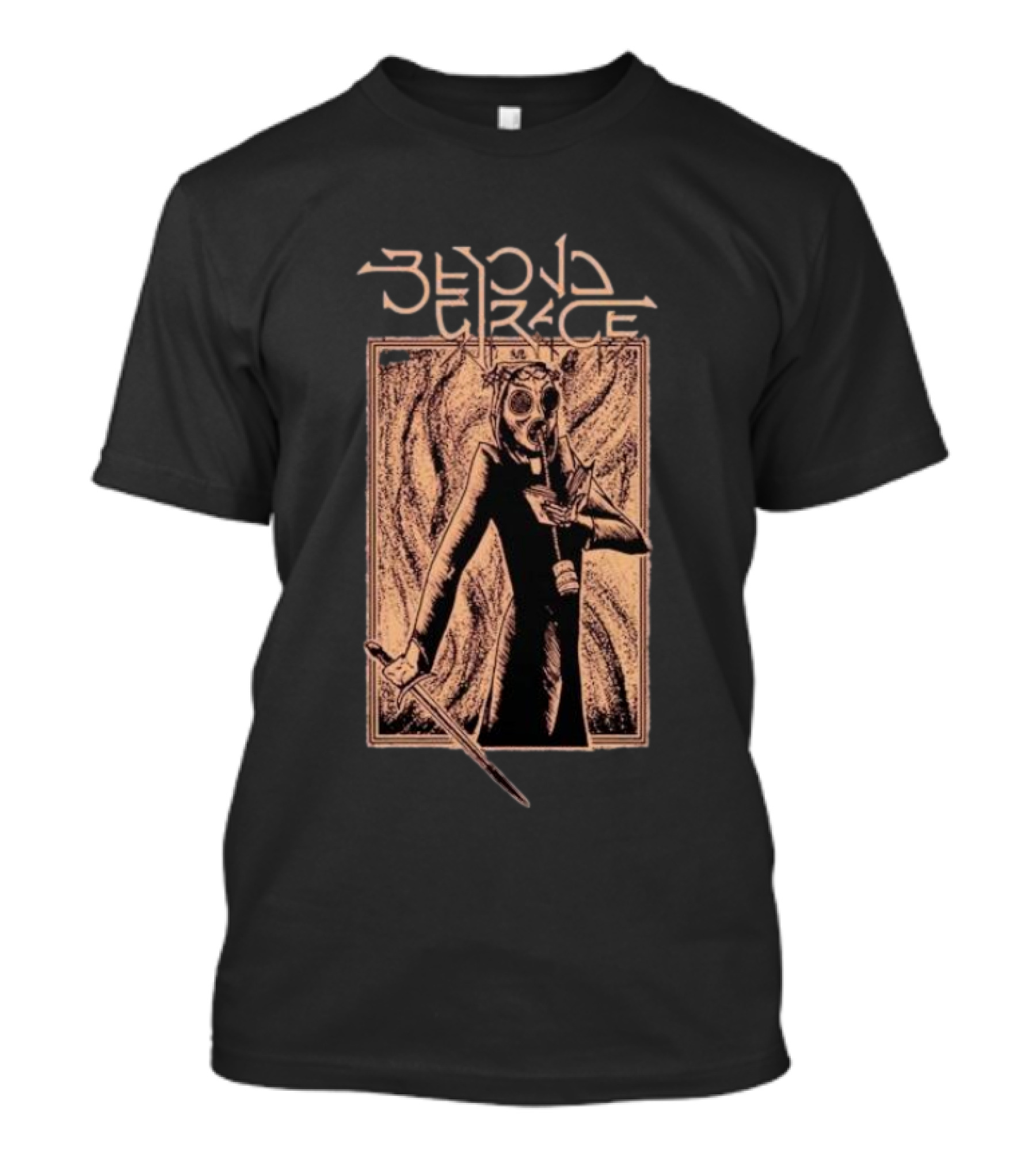 Beyond Grace Salvation By The Sermon Or The Sword Grim Reaper Holding Sword T-Shirt