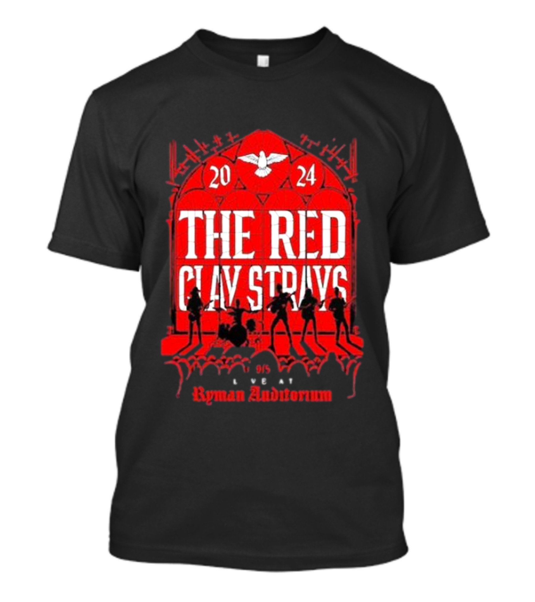 The Red Clay Strays Live At Ryman Auditorium Sept 5 T-Shirt
