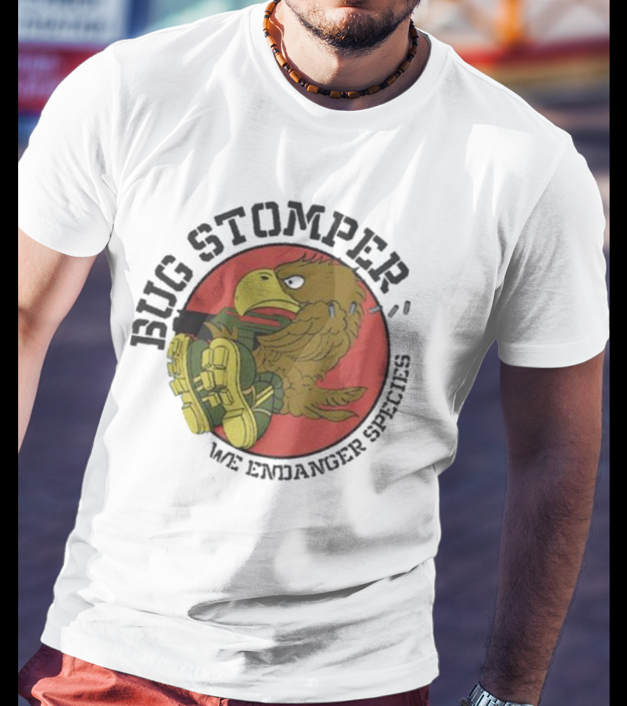 Colonial Marines Bug Stomper We Endanger Species T-Shirt