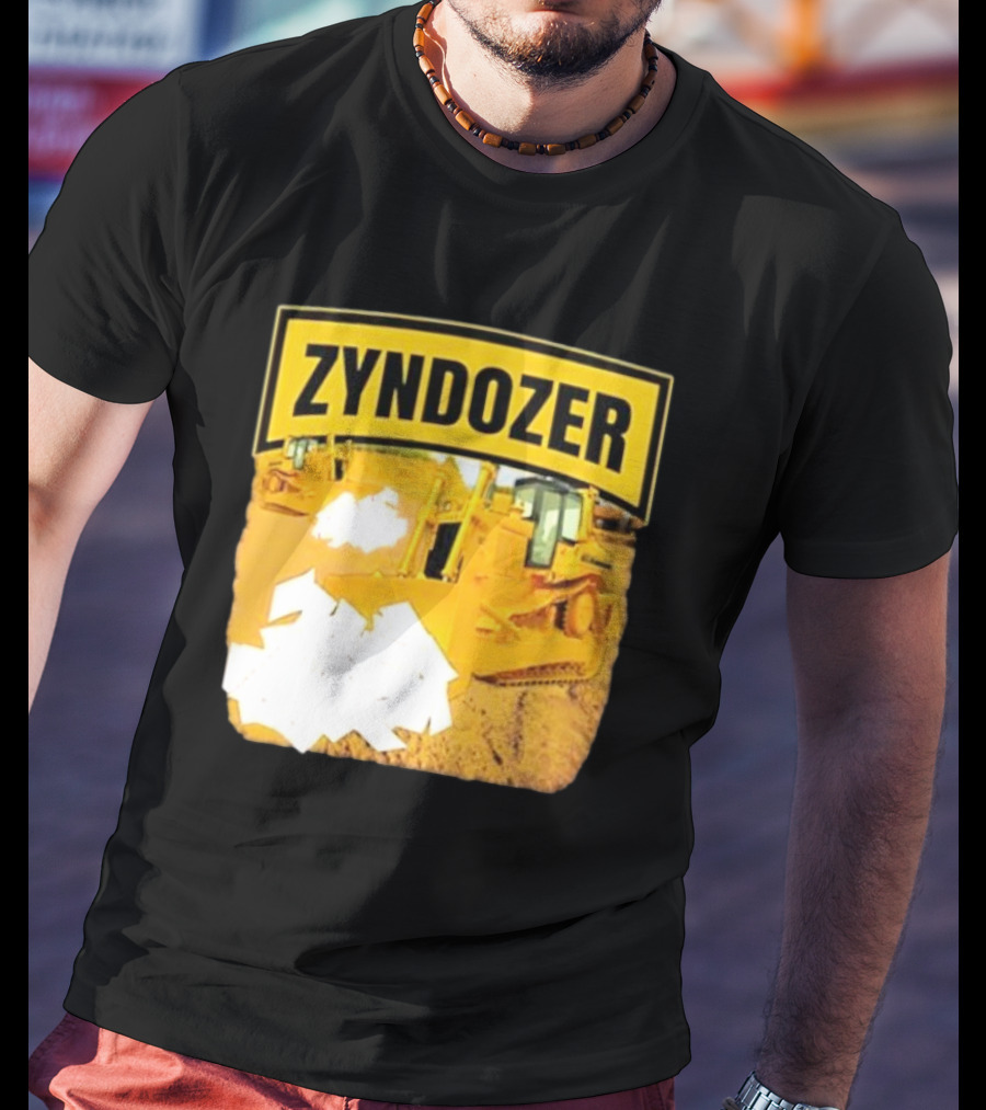 Zyndozer Funny Ahh Tees Bulldozer Image T-Shirt
