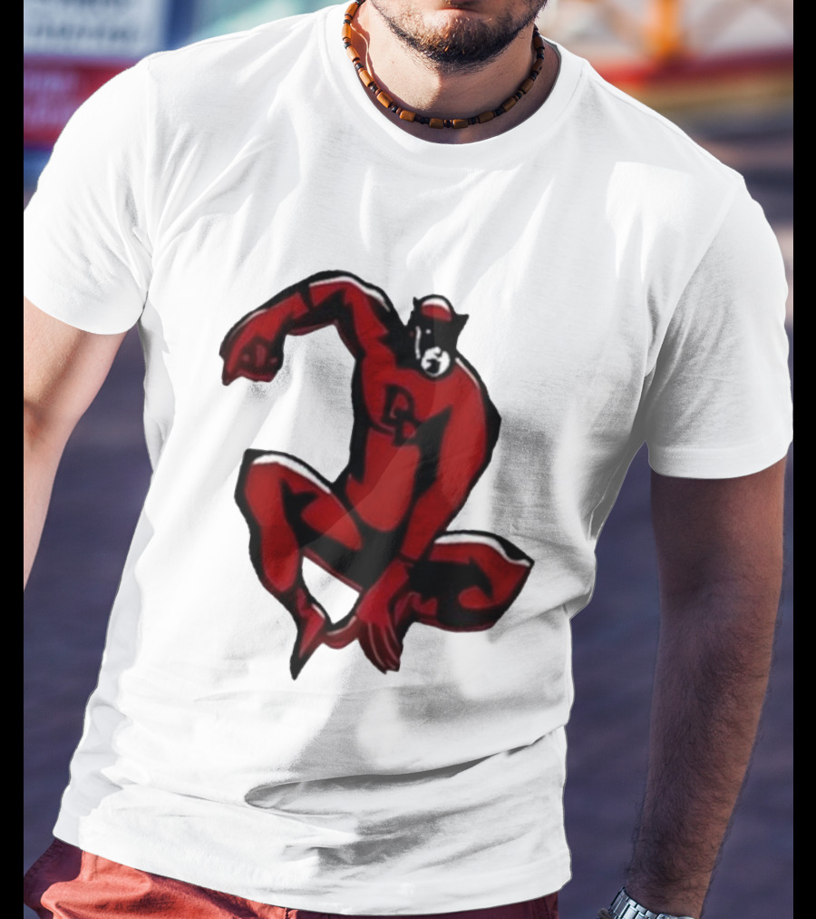 Charlie Cox Daredevil Red Suit Classic Marvel Hero T-Shirt