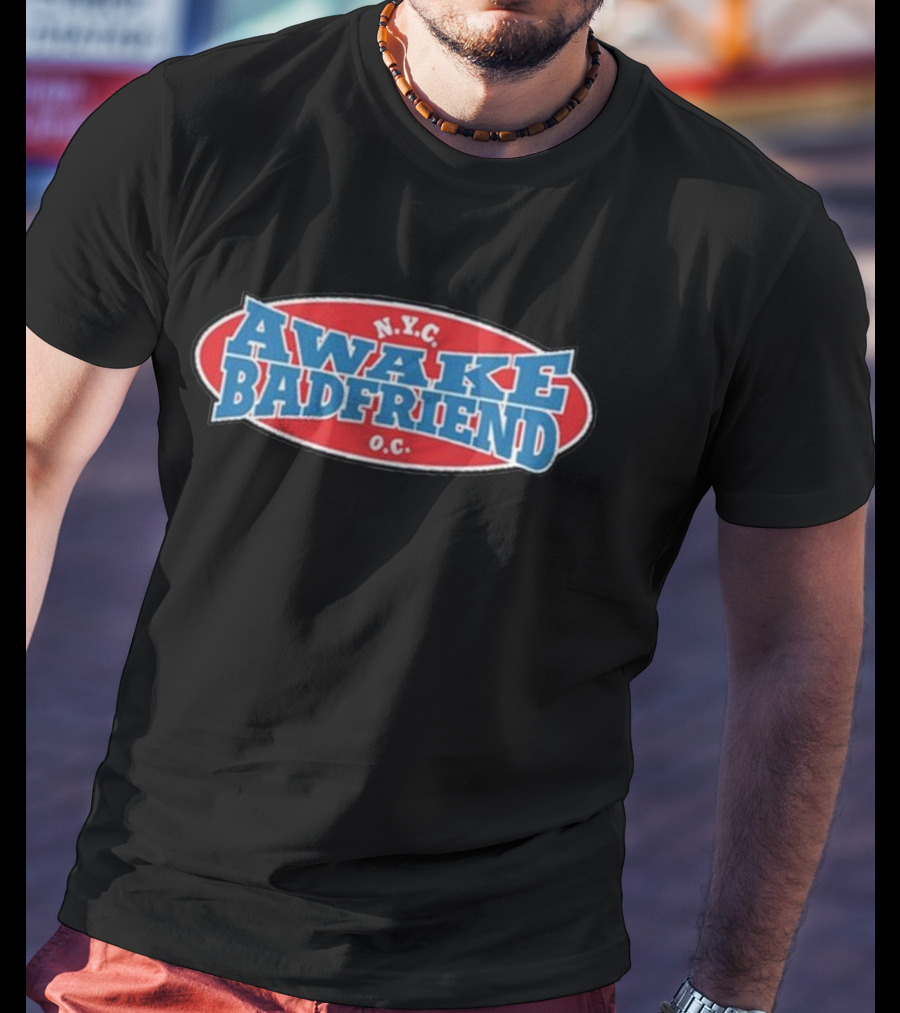 Awake Badfriend NYC OC Oval T-Shirt