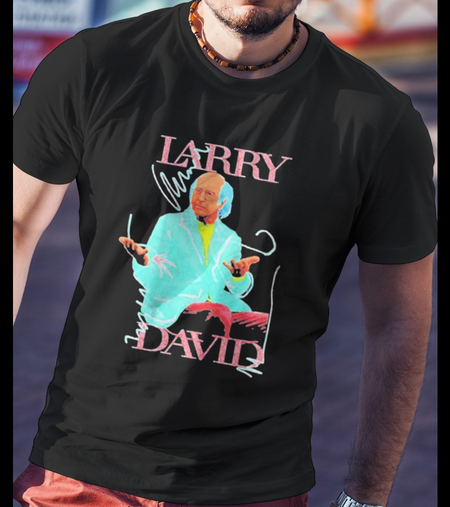 Larry David Pretty Good Retro Vibe Pastel T-Shirt