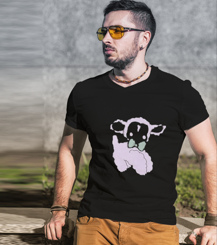 Lazy Oaf You Give Me A Headache Cute Cartoon Lamb T-Shirt