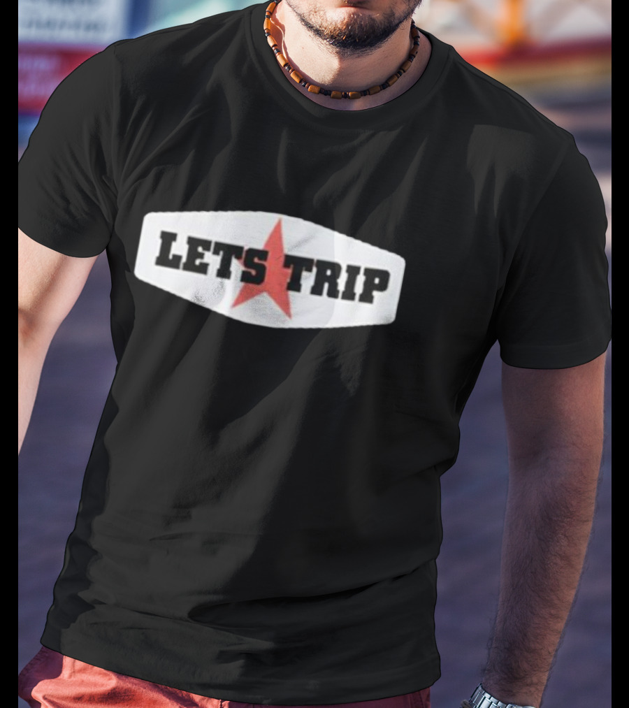 LETS TRIP Red Star T-Shirt