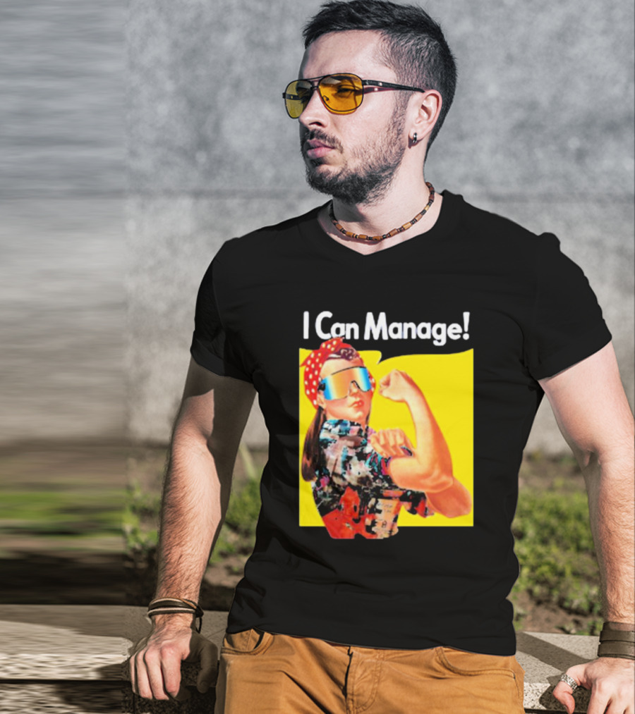 Local Dude Real Logan Ross I Can Manage Retro Iconic Concept T-Shirt