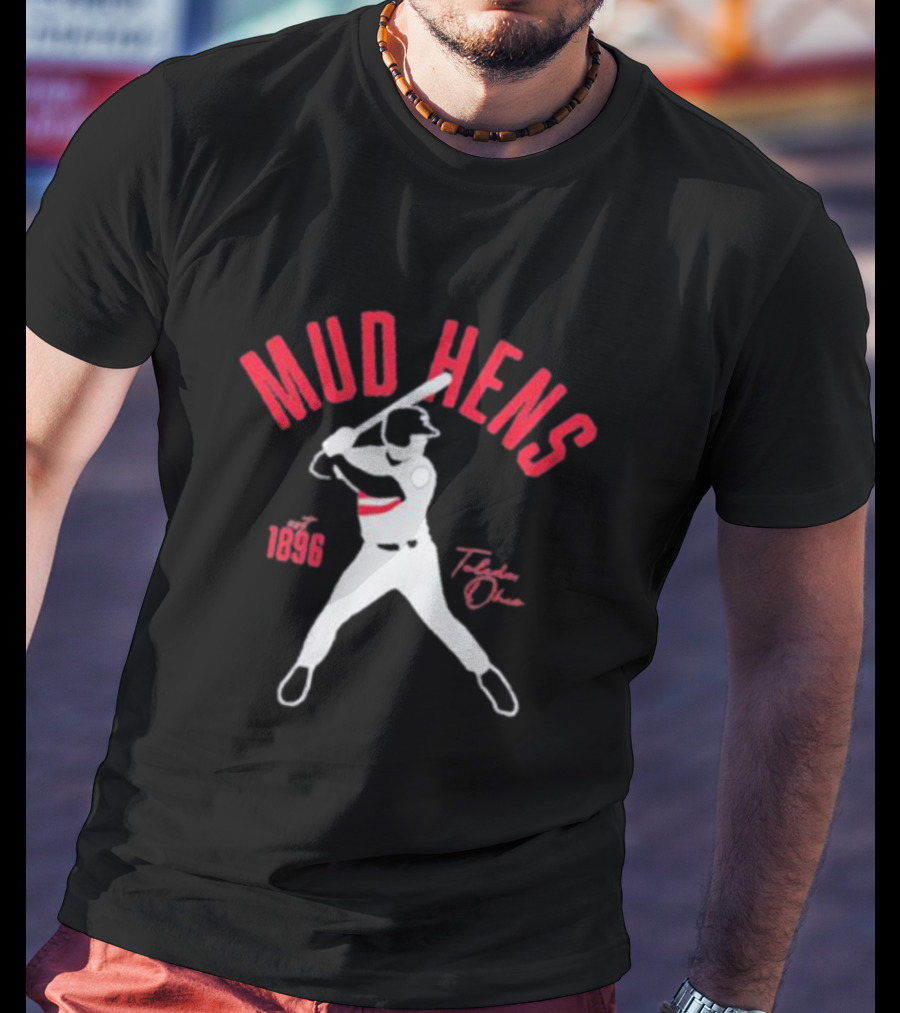 Mud Hens 1896 Toledo Ohio Baseball Player T-Shirt