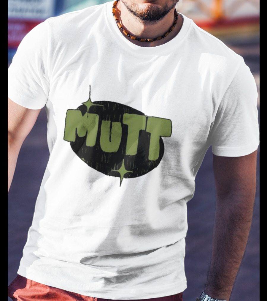 Mutt Bigsquidman Chunky Text Aesthetic T-Shirt